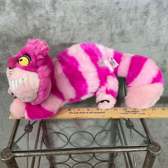 Disney Store Genuine 18” CHESHIRE CAT Alice In Wonderland Plush Stamped EUC - Picture 10 of 10
